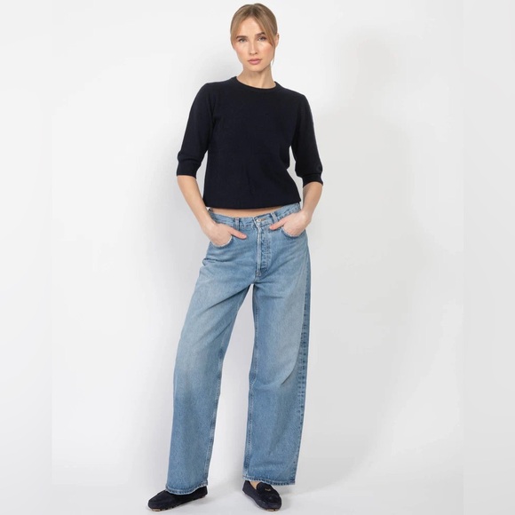 Agolde blue low slung baggy jeans - Picture 2 of 7